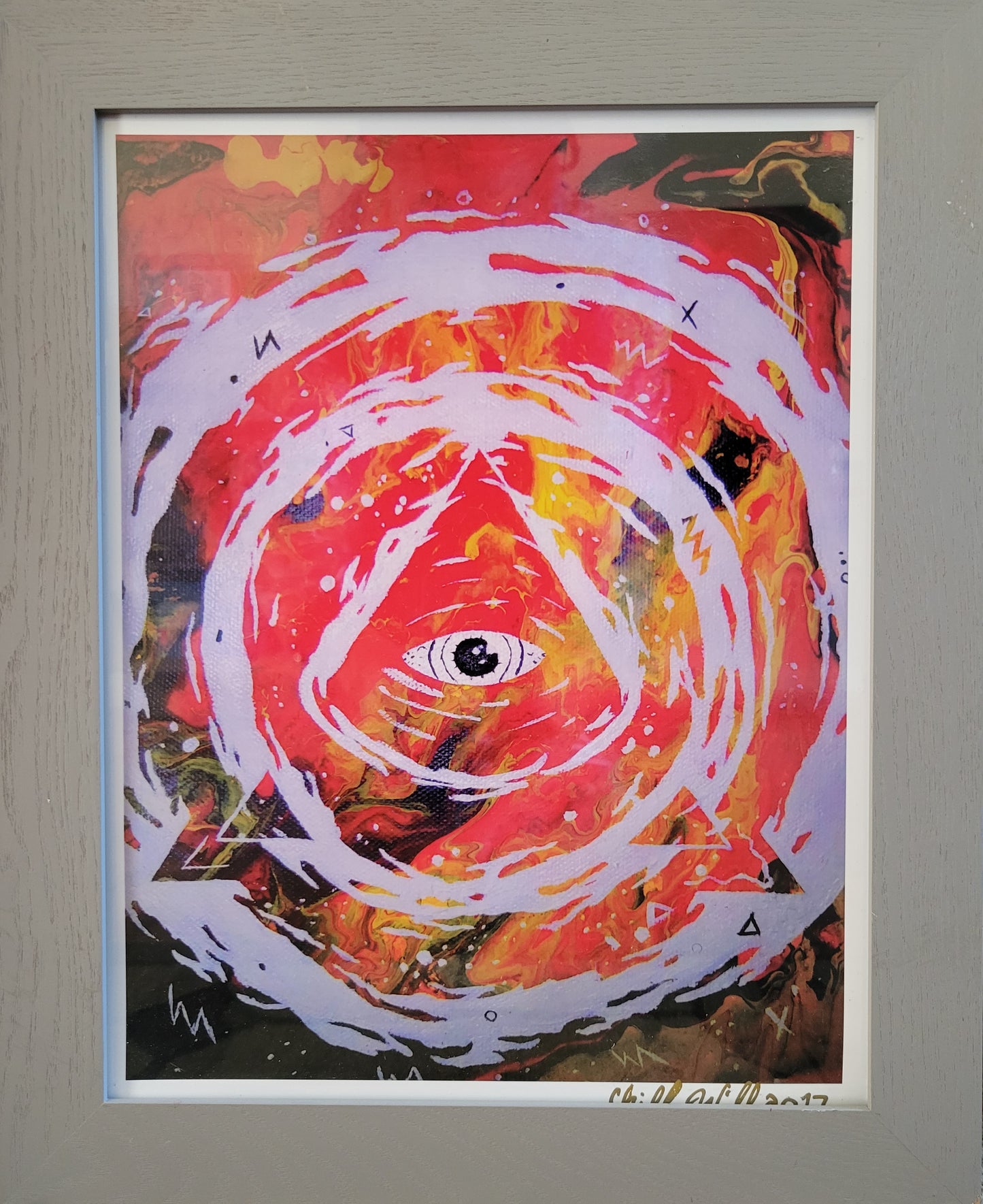11×14 "All Seeing Eye" digital poster print