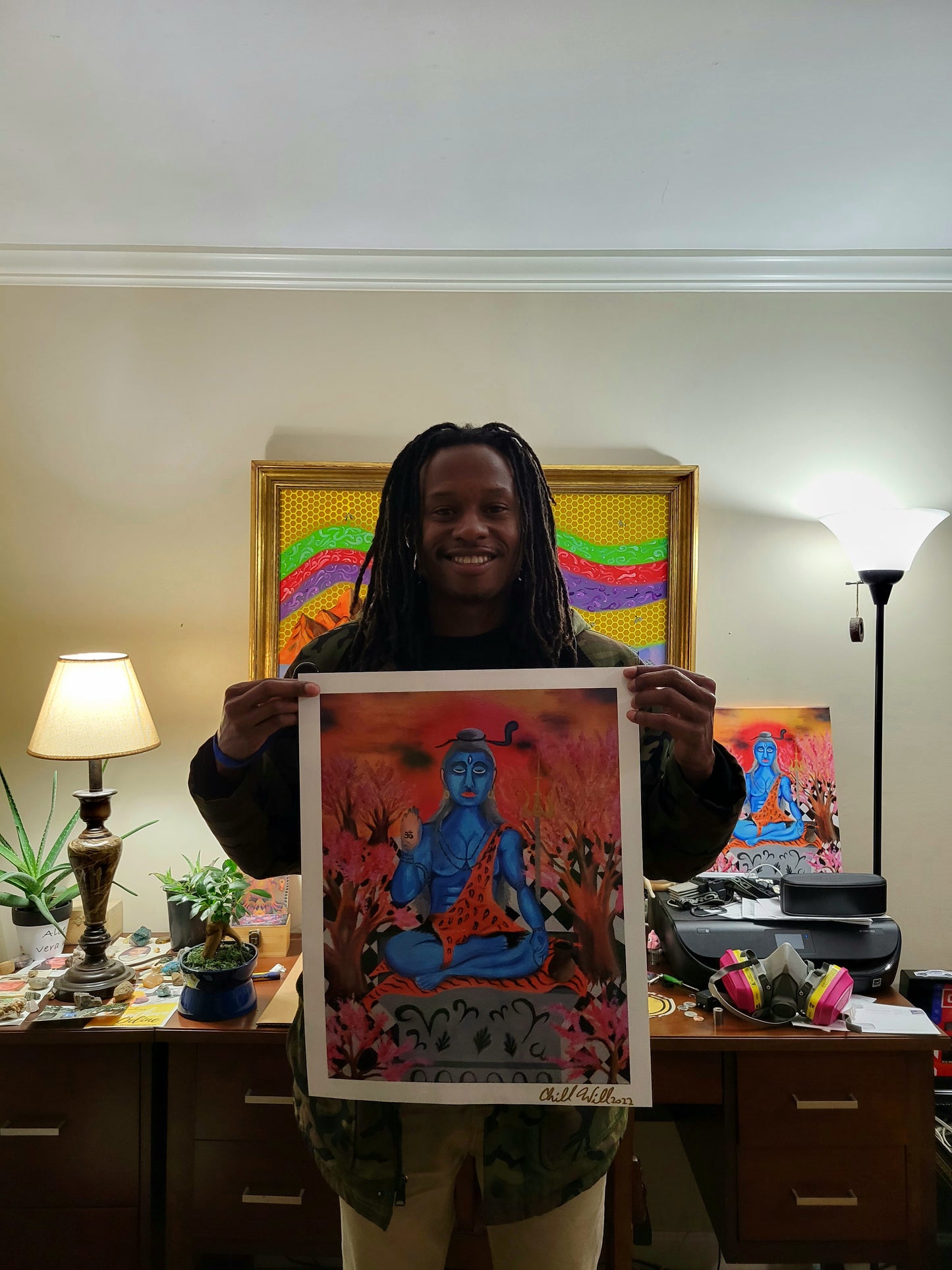 16x20" "Lord Shiva" gloss digital poster print